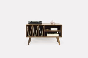Record Player Stand  / walnut
