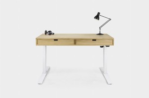 Electric Desk Kat with drawers /white